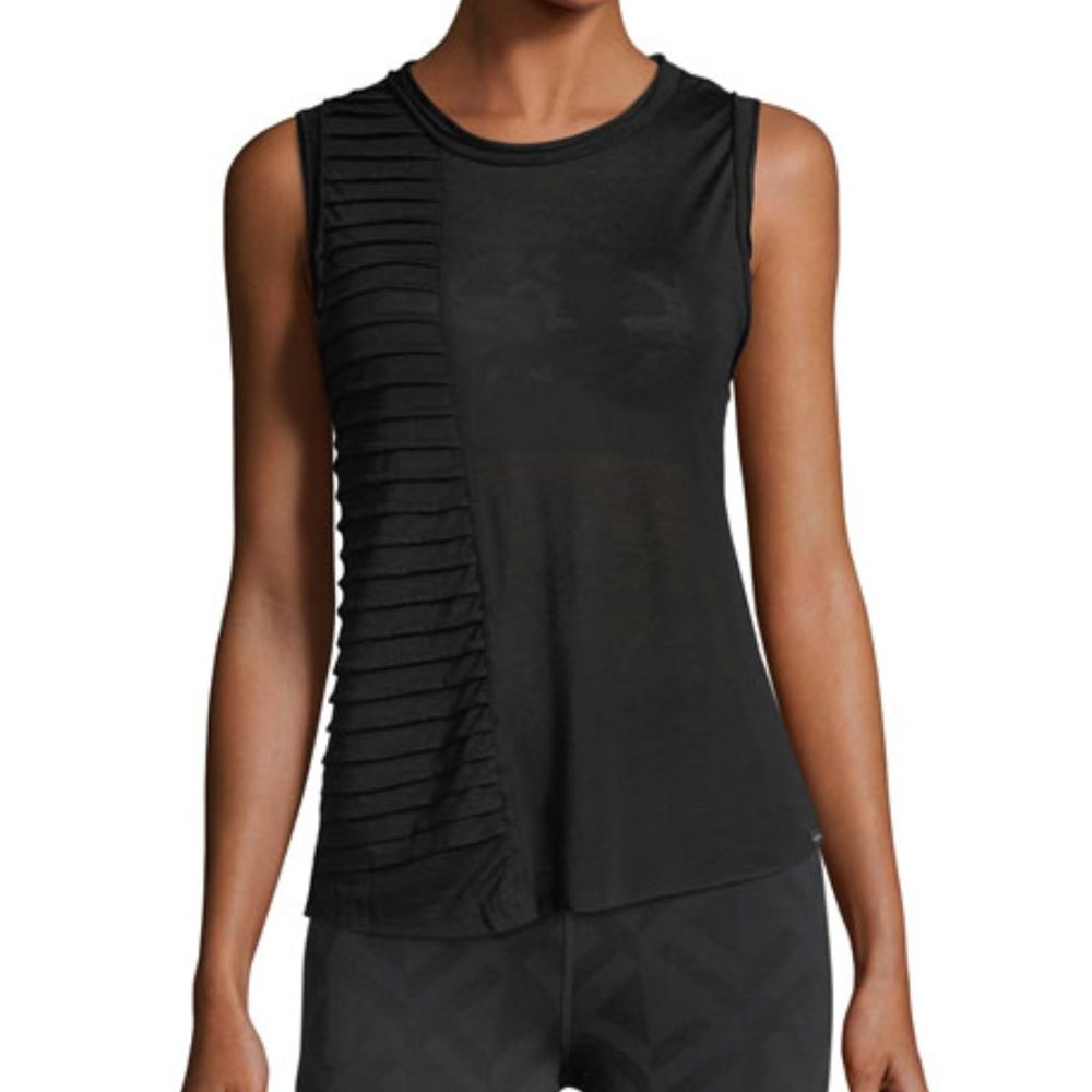 Koral Activewear Parallax Crewneck Pintucked Performance Tank